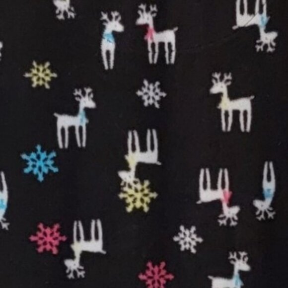 Sonoma Women’s Reindeer Fleece Pajama Set - Size L - Picture 4 of 8